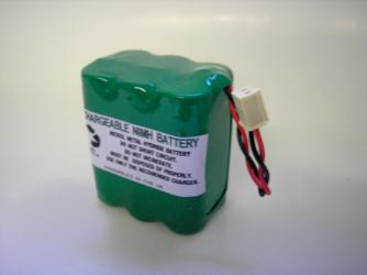 matematiker Tæller insekter Kirkestol ESP-7-62-707C - 7.2V 1600mAh Industrial Nickel Hydride Alarm Battery with  plug